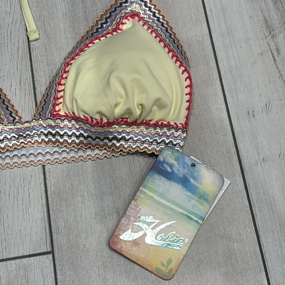 Hobie yellow embroidery